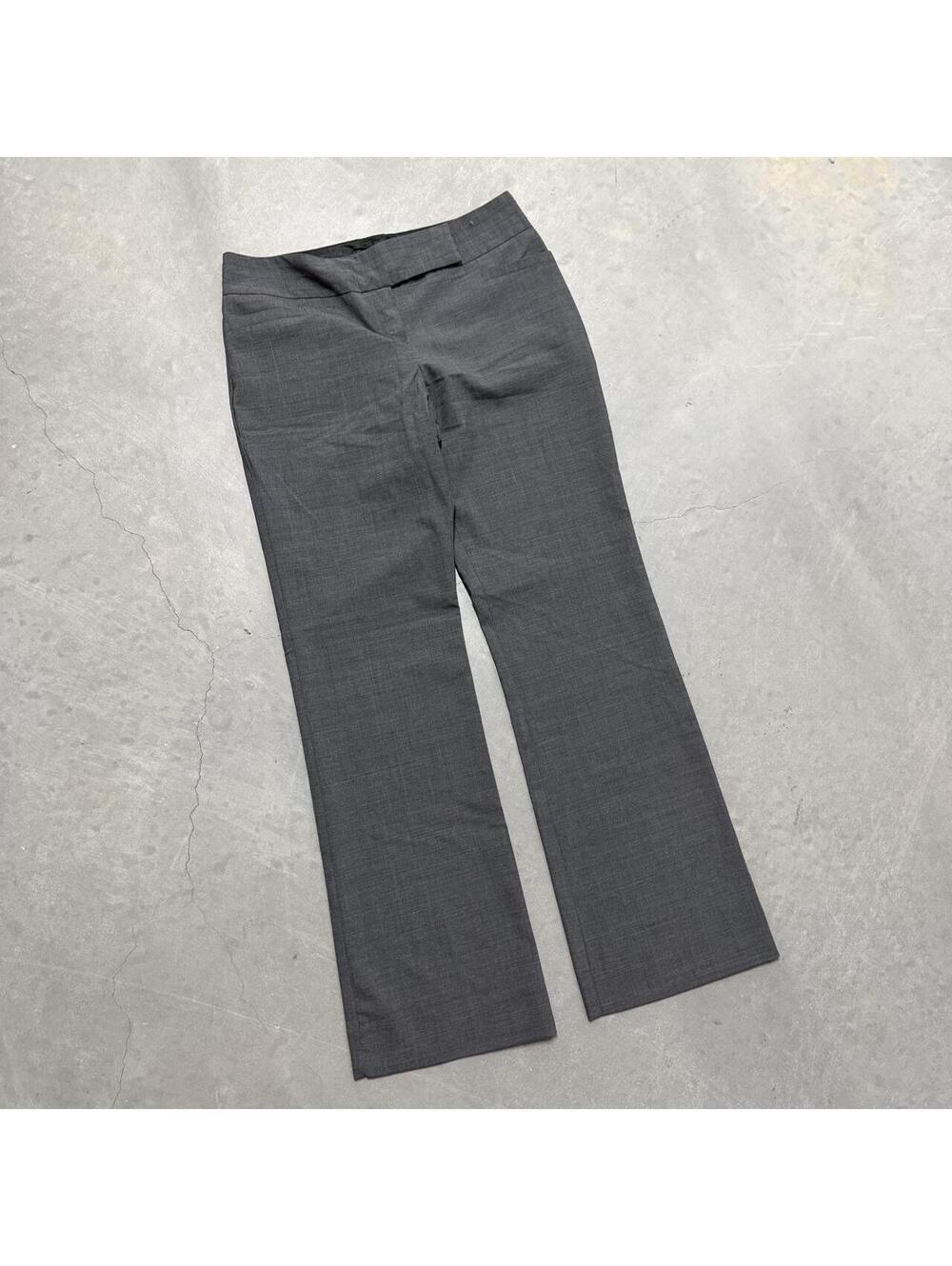 2000s The Limited Cassidy Fit Womens Dress Pants Gray Wool Blend Career Size 10R